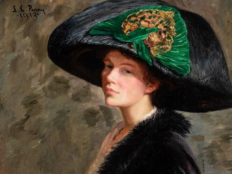 1848-Lilla Cabot Perry - Edith, il Cappello Verde